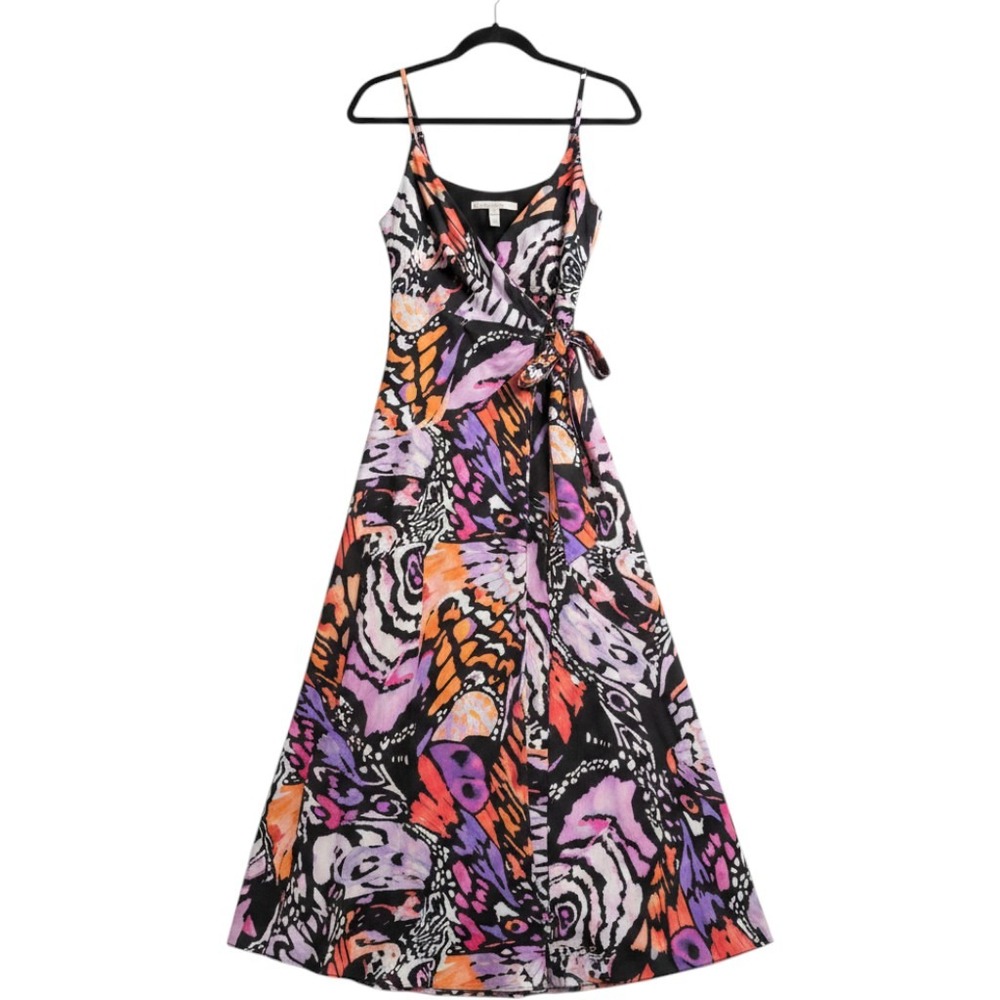 Hutch Butterfly Maxi Dress XSP Multicolor Wrap Nature Core Whimsycore